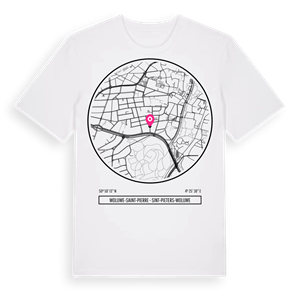 Woluwe-Saint-Pierre - Sint-Pieters-Woluwe t-shirt – ekologisk bomull t-shirt från Pinshirt