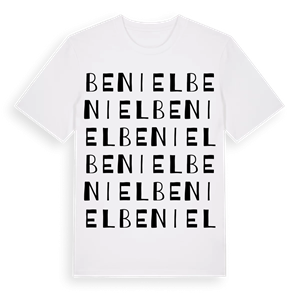 Beniel ordlek t-shirt – ekologisk bomull t-shirt från Pinshirt