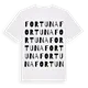 Fortuna ordlek t-shirt