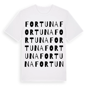 Fortuna ordlek t-shirt – ekologisk bomull t-shirt från Pinshirt