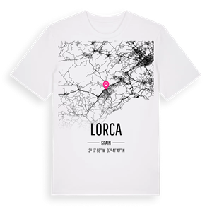 Lorca karta t-shirt – ekologisk bomull t-shirt från Pinshirt