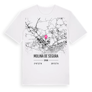 Molina de Segura karta t-shirt – ekologisk bomull t-shirt från Pinshirt