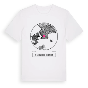 Region Hovedstaden t-shirt – ekologisk bomull t-shirt från Pinshirt