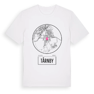Tårnby t-shirt – ekologisk bomull t-shirt från PinShirt