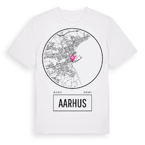 Aarhus t-shirt – ekologisk bomull t-shirt från Pinshirt