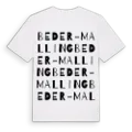 Beder-Malling ordlek t-shirt