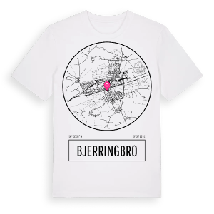 Bjerringbro t-shirt – ekologisk bomull t-shirt från Pinshirt
