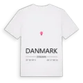 Danmark karta t-shirt