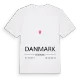 Danmark karta t-shirt
