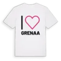 Jag älskar Grenaa t-shirt stort tryck
