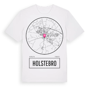 Holstebro t-shirt – ekologisk bomull t-shirt från Pinshirt