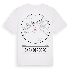 Skanderborg t-shirt – ekologisk bomull t-shirt från Pinshirt