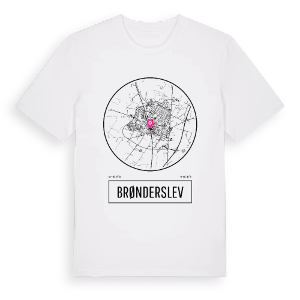 Brønderslev t-shirt – ekologisk bomull t-shirt från Pinshirt