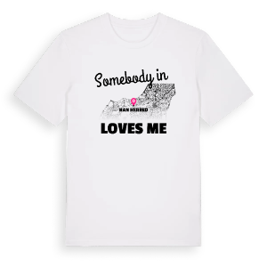 Någon i Han Herred älskar mig t-shirt – ekologisk bomull t-shirt från Pinshirt