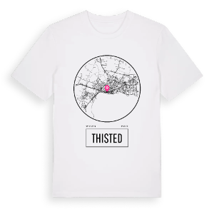 Thisted t-shirt – ekologisk bomull t-shirt från Pinshirt