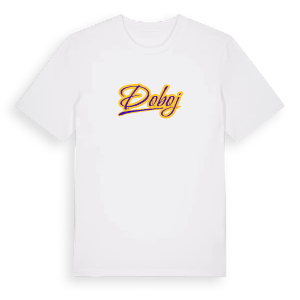 Doboj baseball t-shirt – ekologisk bomull t-shirt från Pinshirt