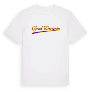 Grad Derventa baseball t-shirt – ekologisk bomull t-shirt från Pinshirt