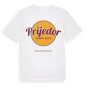 Prijedor cirkel t-shirt – ekologisk bomull t-shirt från Pinshirt