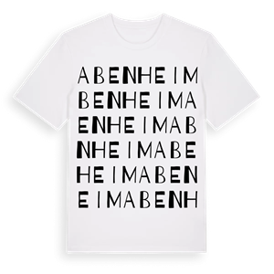 Abenheim ordlek t-shirt – ekologisk bomull t-shirt från Pinshirt