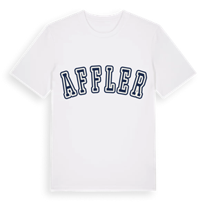 Affler college t-shirt – ekologisk bomull t-shirt från Pinshirt
