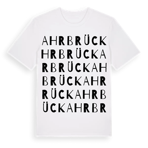 Ahrbrück ordlek t-shirt – ekologisk bomull t-shirt från Pinshirt
