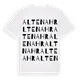 Altenahr ordlek t-shirt