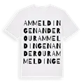 Ammeldingen an der Our ordlek t-shirt