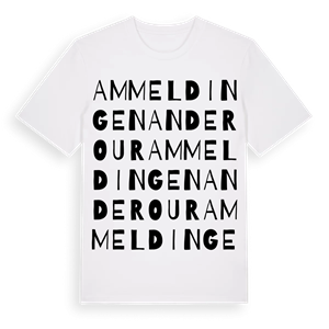 Ammeldingen an der Our ordlek t-shirt – ekologisk bomull t-shirt från Pinshirt