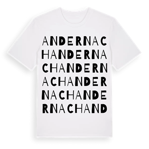 Andernach ordlek t-shirt – ekologisk bomull t-shirt från Pinshirt