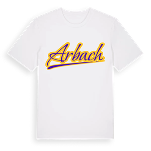 Arbach baseball t-shirt – ekologisk bomull t-shirt från Pinshirt