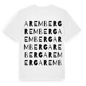Aremberg ordlek t-shirt – ekologisk bomull t-shirt från Pinshirt