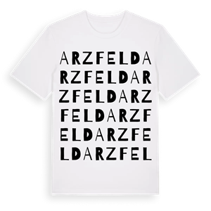 Arzfeld ordlek t-shirt – ekologisk bomull t-shirt från Pinshirt