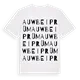 Auw bei Prüm ordlek t-shirt