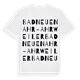 Bad Neuenahr-Ahrweiler ordlek t-shirt