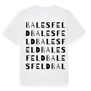 Balesfeld ordlek t-shirt – ekologisk bomull t-shirt från Pinshirt