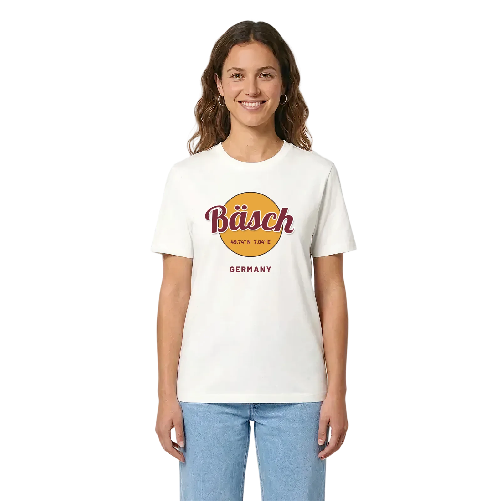 Bäsch cirkel t-shirt – White, i miljö