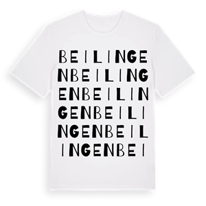 Beilingen ordlek t-shirt – ekologisk bomull t-shirt från Pinshirt