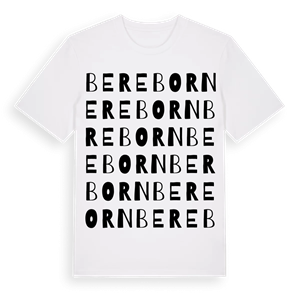 Bereborn ordlek t-shirt – ekologisk bomull t-shirt från Pinshirt