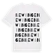 Bewingen ordlek t-shirt