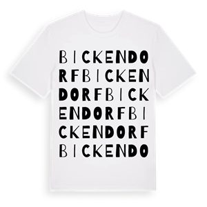 Bickendorf ordlek t-shirt – ekologisk bomull t-shirt från Pinshirt