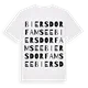 Biersdorf am See ordlek t-shirt
