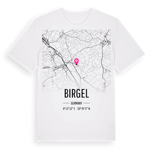 Birgel karta t-shirt – ekologisk bomull t-shirt från Pinshirt