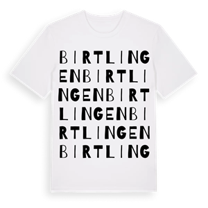 Birtlingen ordlek t-shirt – ekologisk bomull t-shirt från Pinshirt