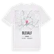 Bleialf karta t-shirt