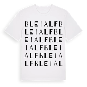 Bleialf ordlek t-shirt – ekologisk bomull t-shirt från Pinshirt