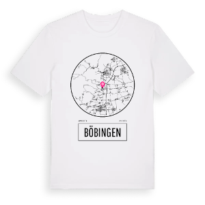 Böbingen t-shirt – ekologisk bomull t-shirt från Pinshirt