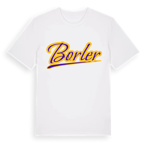 Borler baseball t-shirt – ekologisk bomull t-shirt från Pinshirt
