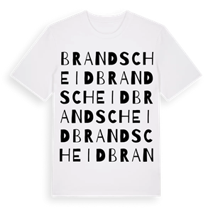 Brandscheid ordlek t-shirt – ekologisk bomull t-shirt från Pinshirt