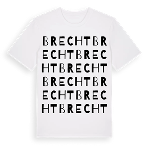 Brecht ordlek t-shirt – ekologisk bomull t-shirt från Pinshirt