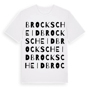 Brockscheid ordlek t-shirt – ekologisk bomull t-shirt från Pinshirt